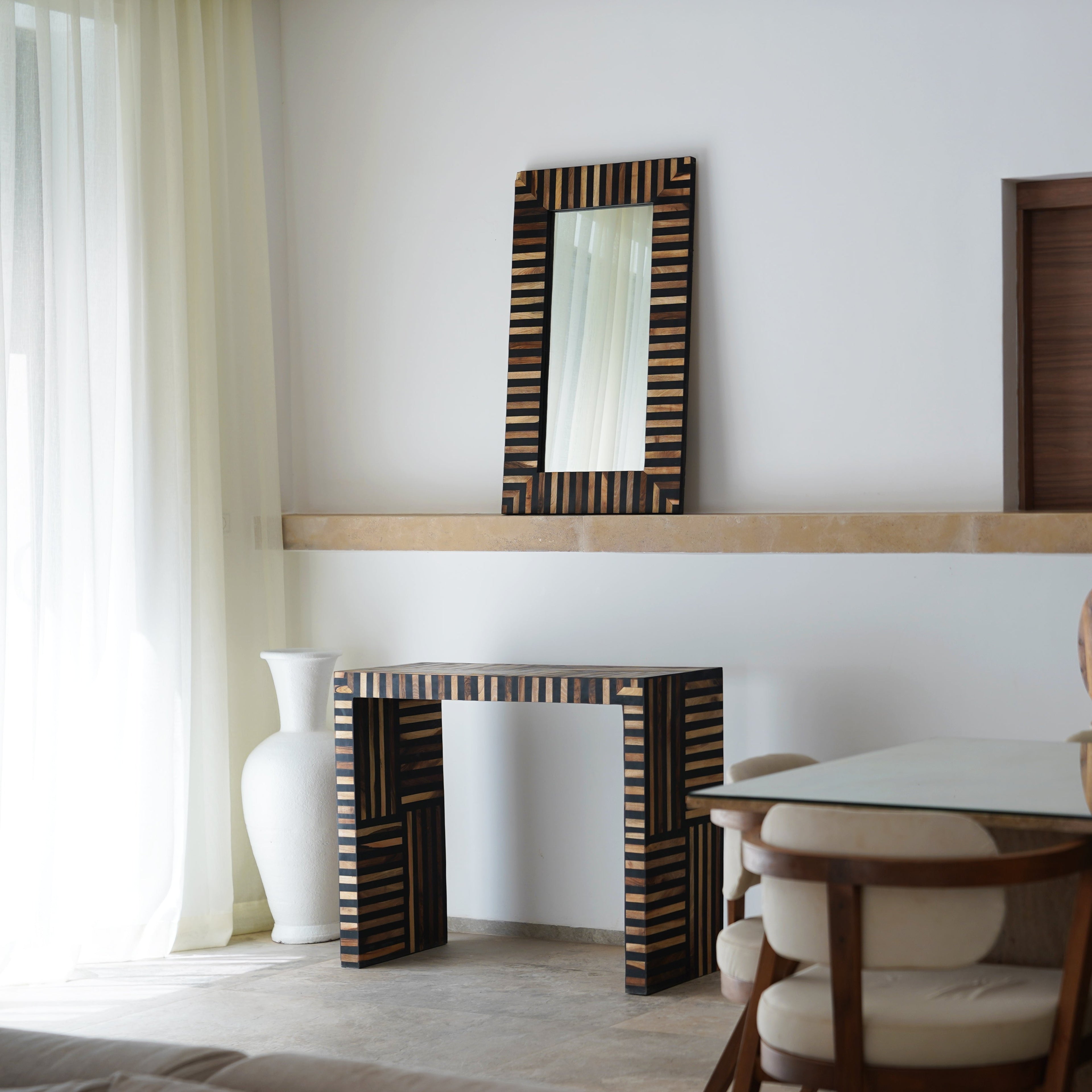 LUNA - Miroir en résine