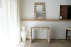 ADRA - Console en bois de noyer noire et marron