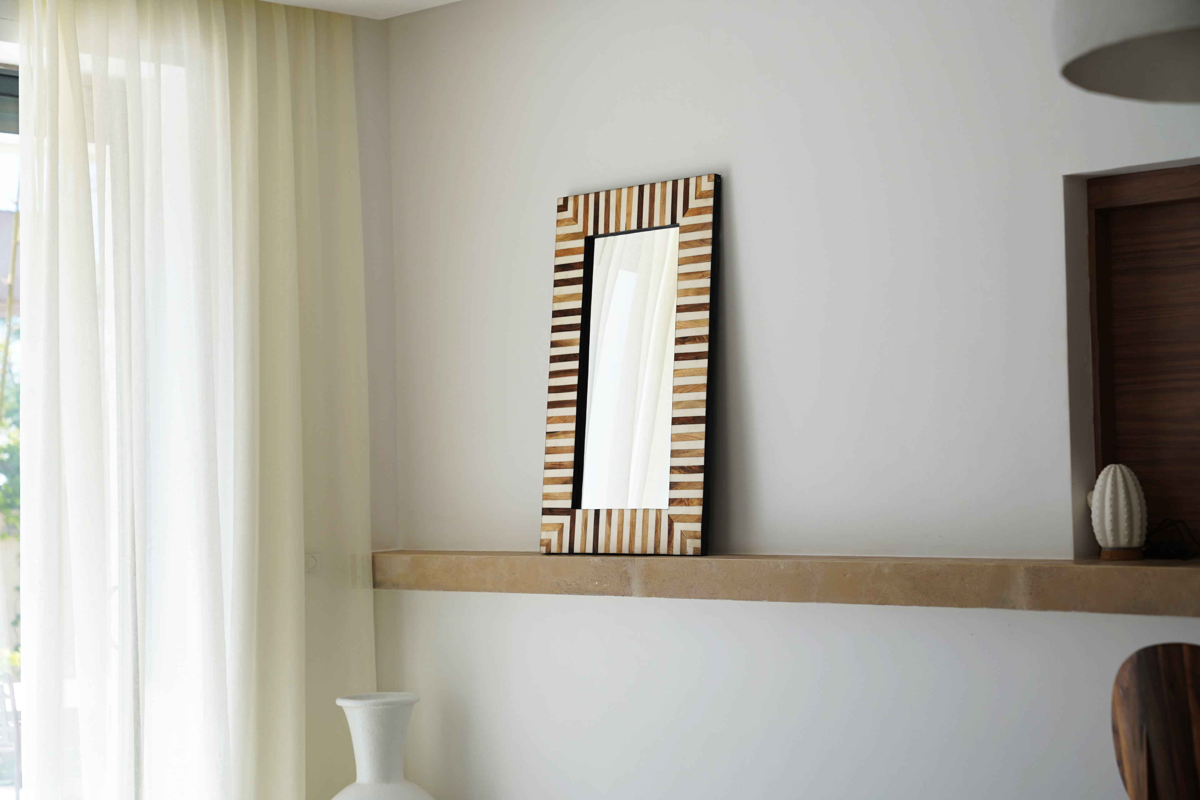 LUNA - Miroir en résine