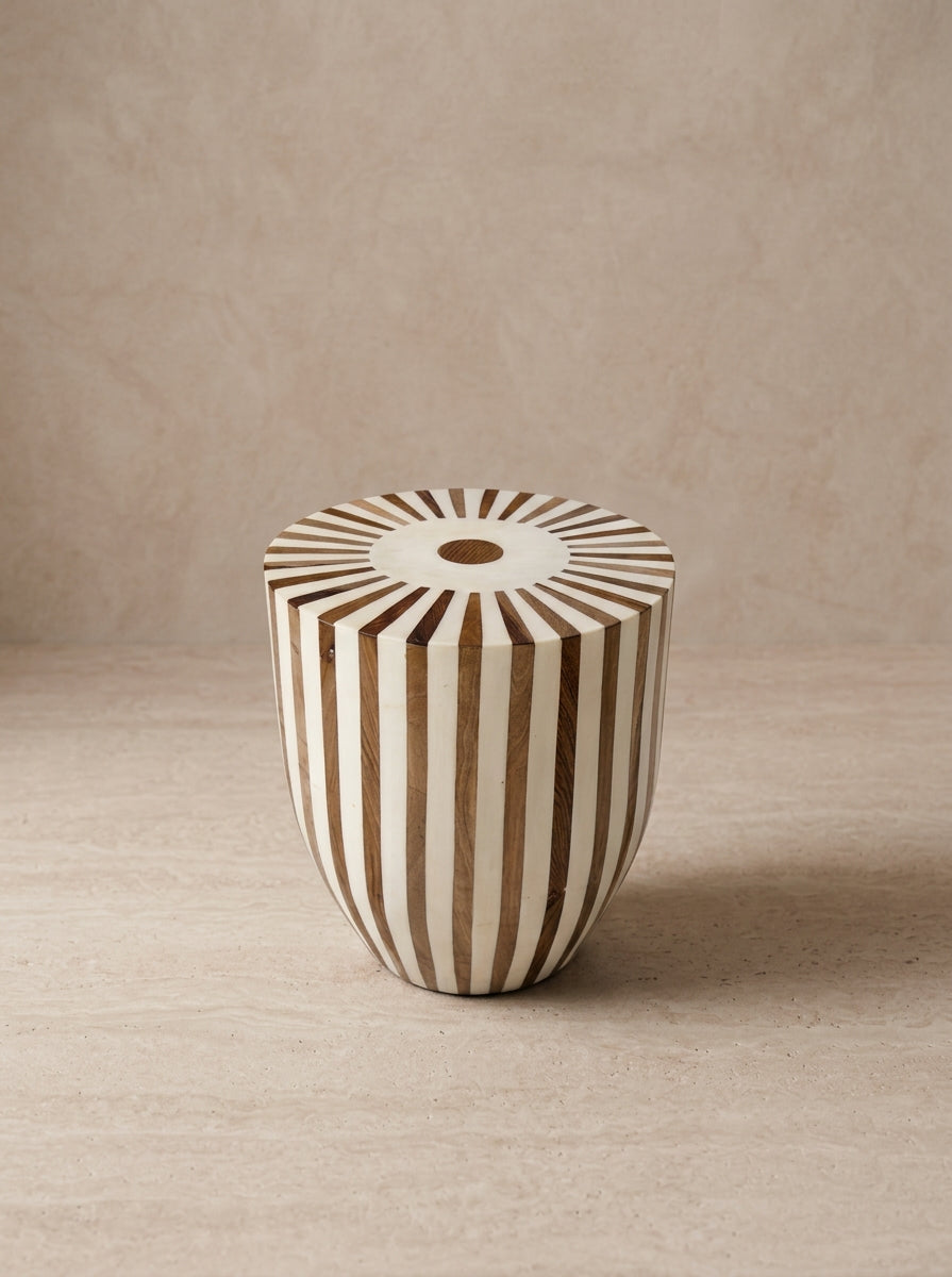 DEVA - Table d'appoint motifs géométriques