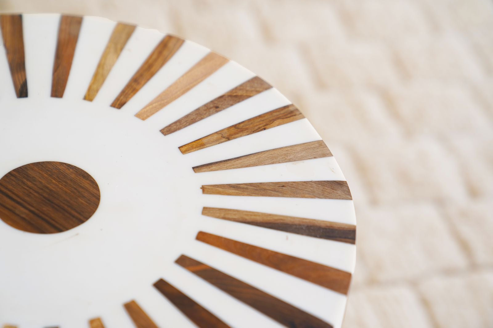 DEVA - Table d'appoint motifs géométriques